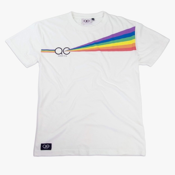 Queer Eye White Prism Tee XL - Picture 1 of 2